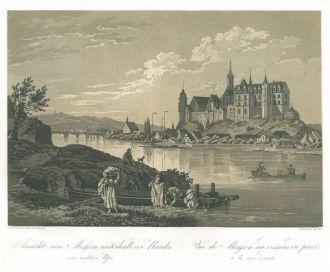 Замок Альбрехтсбург, 1820г.