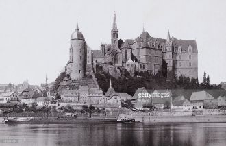 Замок Альбрехтсбург, фотография 1890г.