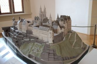 Модель замка Альбрехтсбург.