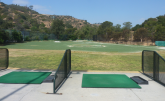 Поле для гольфа в Гриффит парке.