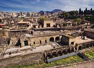 Руины древнеримского Геркуланума, Италия