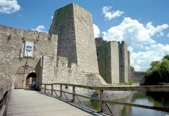 Вход в крепость.