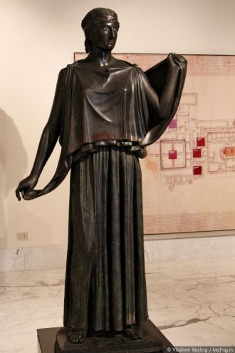 Статуя , украшавшая Виллу Папирусов.