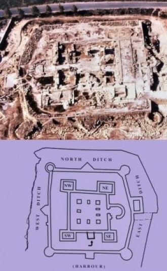 План замка Саранта Колонес.