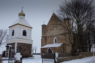 Церковь Святого Михаила зимой