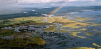 По особенностям рельефа территорию парка