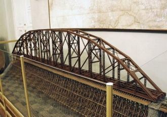 Макет фермы железнодорожного моста, моде