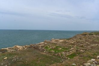 Внешняя южная стена центрального квартал