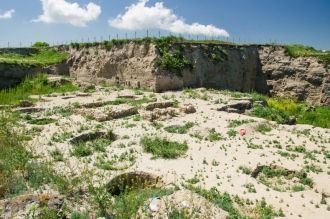 На этом участке были открыты прекрасно с