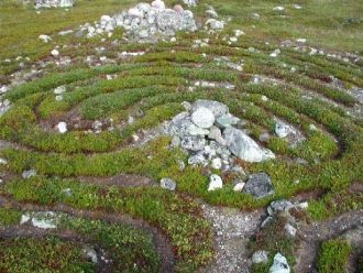 Каменные лабиринты на Большом Заяцком острове