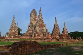 Руины в историческом городе Аютайя.