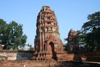 Развалины в Аюттайя, Тайланд.