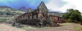 Руины храма Ват-Пху.