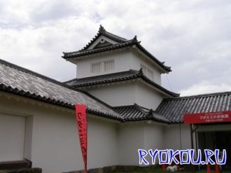 В Японии город, выросший вокруг замка, н