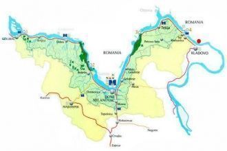 Расположение парка на карте.