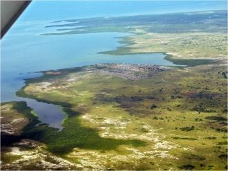 Национальный парк Вирунга с высоты.