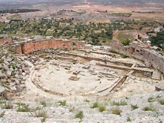 Театр Кирены. Построен он в 6 в.д.н.э. р