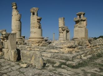 Древний город Кирена, расположенный на с