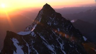 Высочайший пик Австрии гора Гросглокнер 