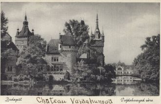 Замок Вайдахуняд, открытка 1917г.