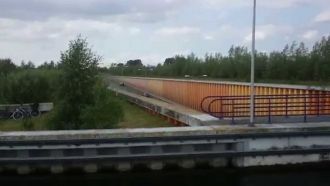 Пейзаж вокруг акведука Валувемеер отлича