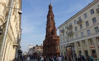 Колокольня Богоявленской церкви.