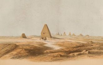 Пирамиды Джебель-Баркал, 1845 год.