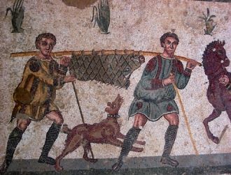 Сцены охоты.