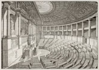 Бурбонский дворец. Палата депутатов. 184