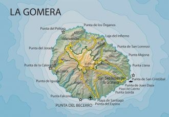 Границы национального парка Гарахонай (з