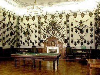 Охотничий зал – в нем можно увидеть охот