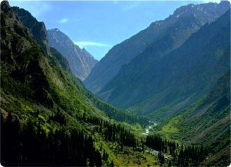 Аксайское ущелье — Иле-Алатауский национ