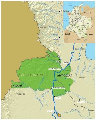 Лoc Катиос национальный парк с 1994 охра