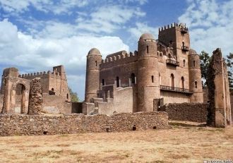 Крепость Фасил-Гебби находится в Эфиопии