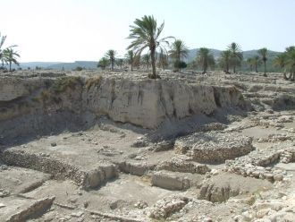 У древнего города Мегиддо, в прилежащей 