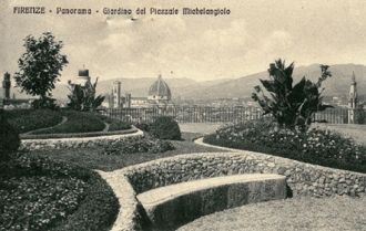 Площадь Микеланджело. Историческое фото.