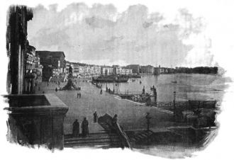 Набережная Венеции с балкона Палаццо Дан