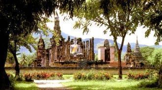 Ват Махатхат был главным храмом, его пос