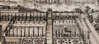 Сад Джусти (Верона). Исторический рисуно