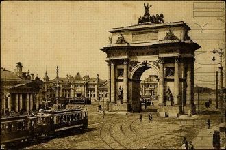 Триумфальные ворота (Москва). 1926 год.