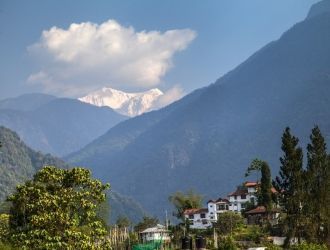 Амплитуда высот в парке Канченджанга нах