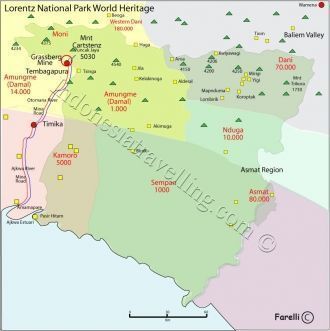 План Национального парка Лоренц.