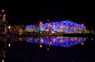 Плавательный центр имеет потрясающий вид