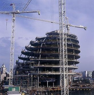 Сити-холл (Лондон). Строительство.