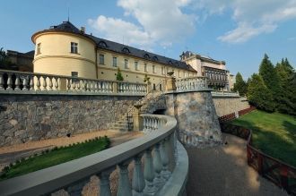 В годы Второй мировой войны в замке разм