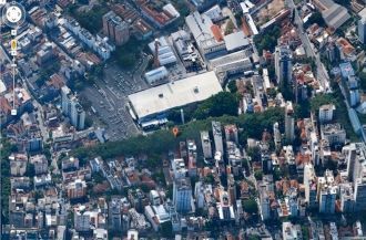 Вид из космоса на улицу Руа Гонсалу де К