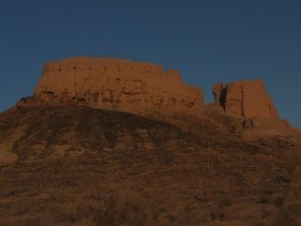 С верхней точки Аяз-калы можно увидеть о