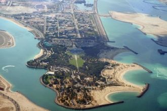 Озеленённая зона парка, на которой растё