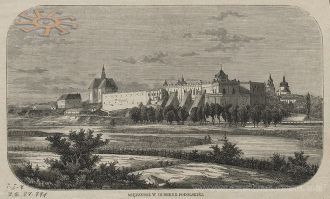 Меджибожский замок. Исторический рисунок