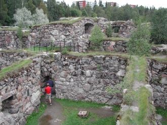 Реставрировался замок в городе Каяни нес